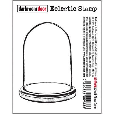 DARKROOM DOOR ECLECTIC STAMP SMALL GLASS DOME - DDES055