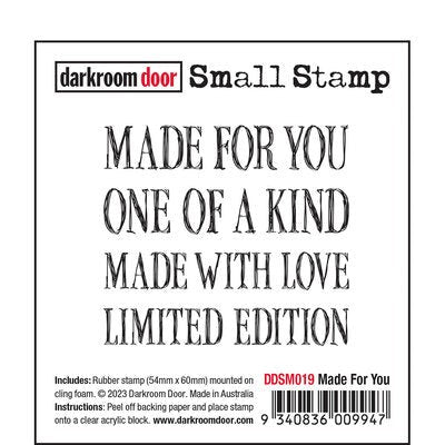 DARKROOM DOOR SMALL STAMP MADE FOR YOU - DDSM019