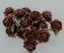 GREEN TARA ROSES 1.5CM BROWN - FDR003BR