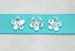 GREEN TARA PEARL FLOWER 1.2CM WHITE - 1047WH