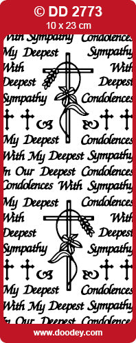 STICKER WITH SYMPATHY GOLD - DD2773G