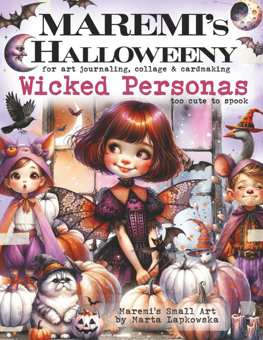 MAREMI'S SMALL ART BOOK BY MARTA LAPKOWSKA  HALLOWEENY WICKED PERSONAS -  ISBN9798268229820