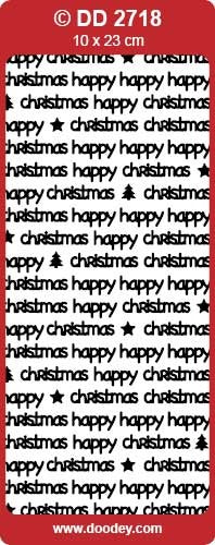 STICKER CHRISTMAS WISHES SILVER - DD2718S