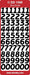 CRAFT STICKERS LARGE NUMBERS GOLD - DD1568G