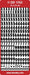 CRAFT STICKER MEDIUM NUMBERS BLACK - DD1552BLK