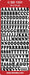CRAFT STICKERS ABC'S BLACK - DD1551BLK