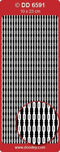 STICKER BORDERS SILVER - DD6591S