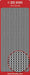 STICKER BEADED BORDERS GOLD - DD6595G