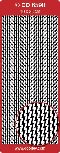 STICKER BORDERS WAVY SILVER - DD6598S