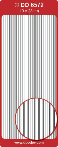 STICKER BORDER STRAIGHT LINES SILVER - DD6572S