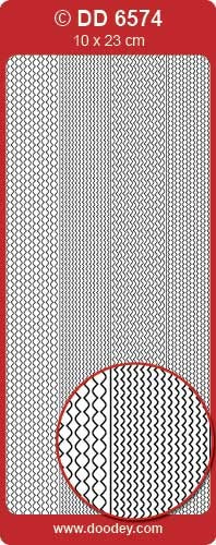 STICKER BORDER ASSTD GOLD - DD6574G