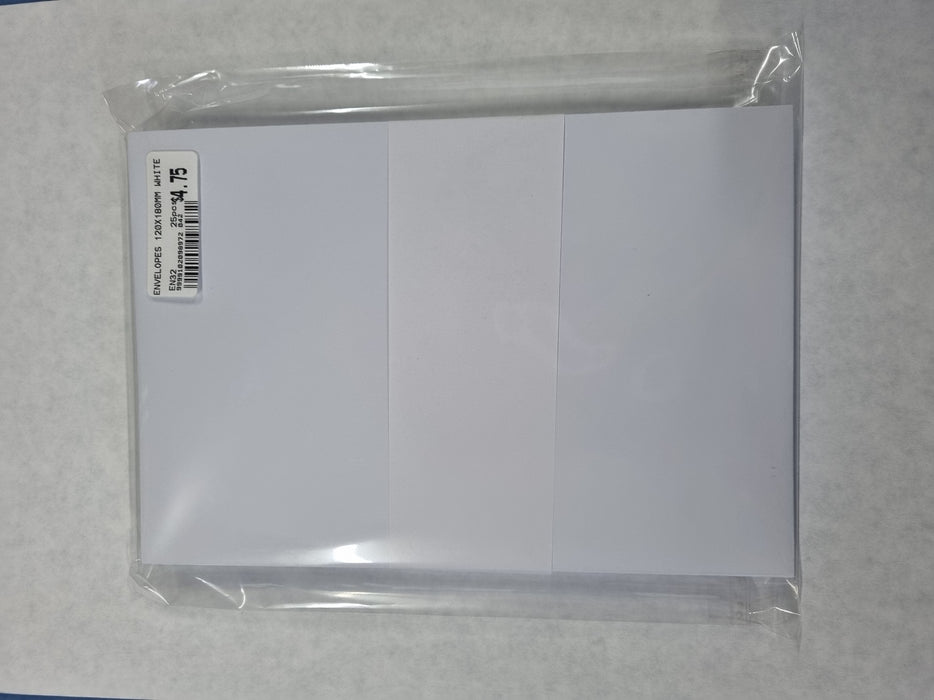 ENVELOPES 120X180MM WHITE - EN32