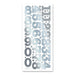 STICKER NUMBERS 30 MM SILVER - XL407U-02