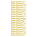 STICKER HAPPY CHRISTMAS GOLD - XL534U-01