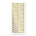STICKER MERRY CHRISTMAS GOLD - XL410U-01