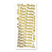 STICKER HAPPY BIRTHDAY GOLD - XL427U-01