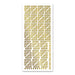 STICKER DECO DAISY CORNERS GOLD - XL819U-01
