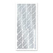 STICKER DECO DAISY CORNERS SILVER - XL819U-02