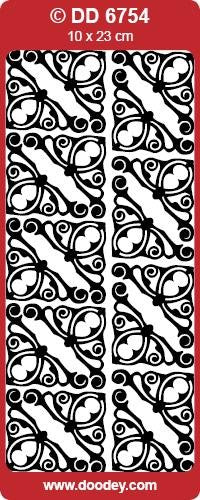 CRAFT STICKER CORNERS DORIS GOLD - DD6754G