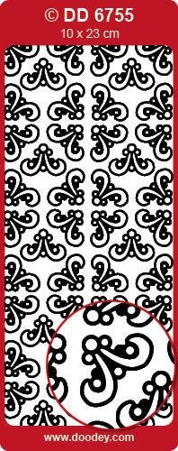 CRAFT STICKER CORNERS BRIGHT SILVER - DD6755S