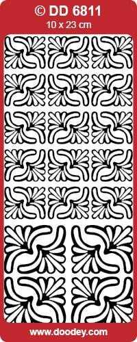 CRAFT STICKER CORNERS 2 SIZE CORINE GOLD - DD6811G