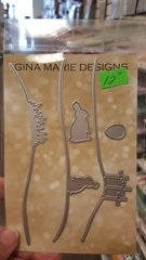 GINA MARIE DESIGNS DIES 5 PIECE EASTER SCENE - GM106