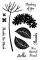 IMPRESSION OBSESSION CLEAR STAMP HYDRANGEA SET - CL-463