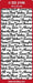 CRAFT STICKER MIXED ROMANCE GREETINGS GOLD - DD2106G