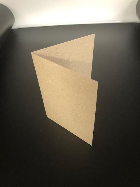 100% RECYCLED NATURAL SINGLE FOLD CARDS & ENV PK 50 - PL43 BULK