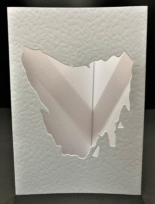 TASMANIA SHAPE CUTOUT CARDS & ENV - TA1 BULK