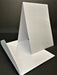 WHITE TEXTURED HORIZONTAL S/FOLD CARDS & ENV - HPL1 BULK