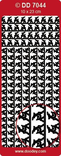 CRAFT STICKER DEER FRAMES GOLD - DD7044G