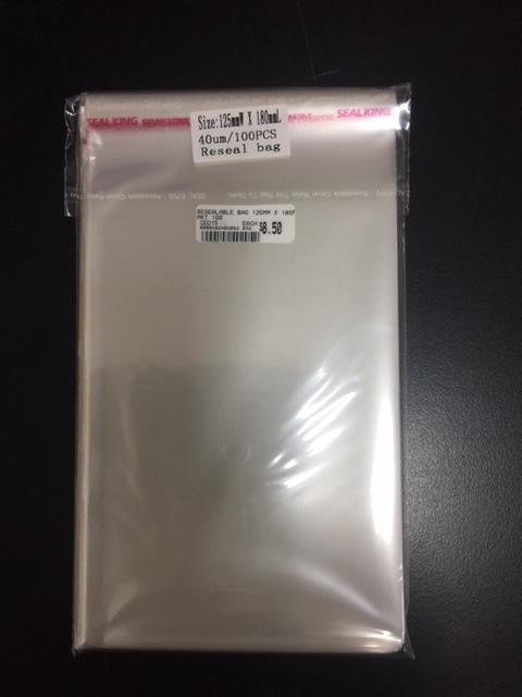 RESEALABLE BAG 190MM X 290MM PKT 100 - CEB31