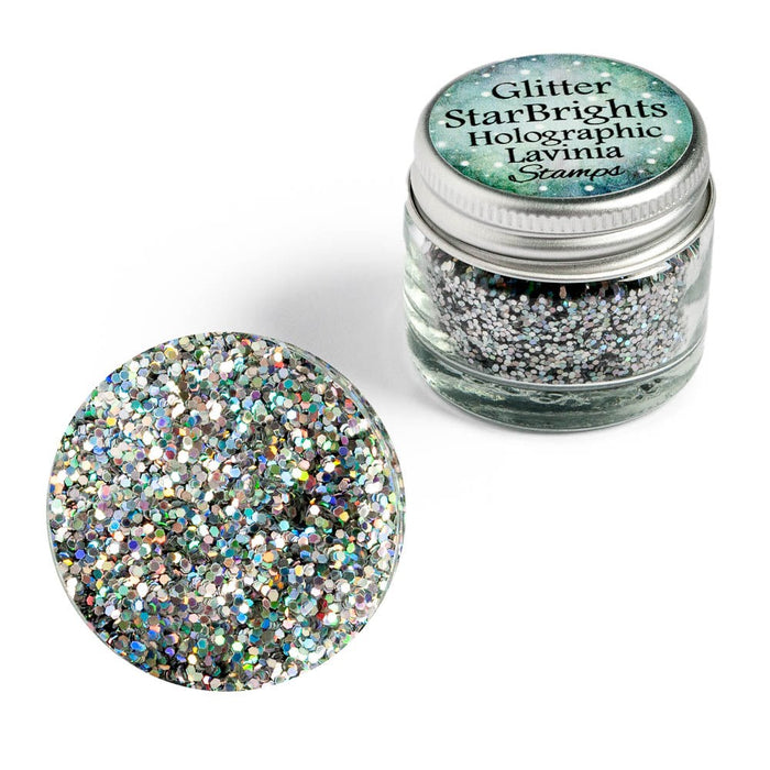 LAVINIA ECO GLITTER STAR BRIGHTS HOLOGRAPHIC - ECOGL9