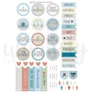 UNIQUELY CREATIVE CUT A PART HEY BABY BOY - HBB01