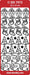 CRAFT STICKER XMAS VARIOUS GOLD - DD7072G