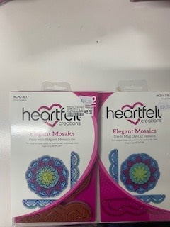 HEARTFELT ELEGANT MOSAICS STAMP AND DIE SET - SET3977