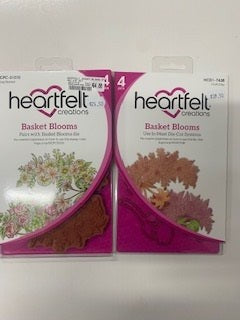 HEARTFELT BASKET BLOOMS STAMP AND DIE SET - SET31010