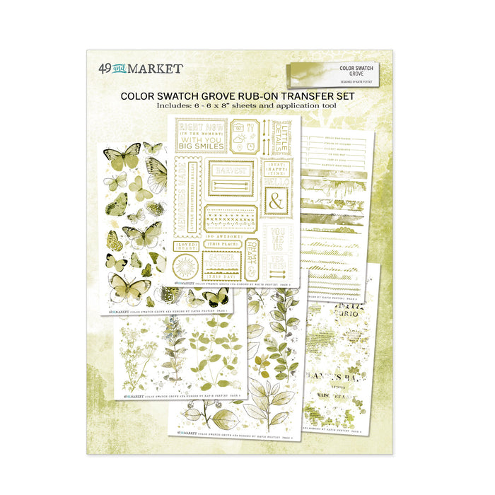 49 AND MARKET COLOR GROVE RUB ON TRANSFER - CSG-24685
