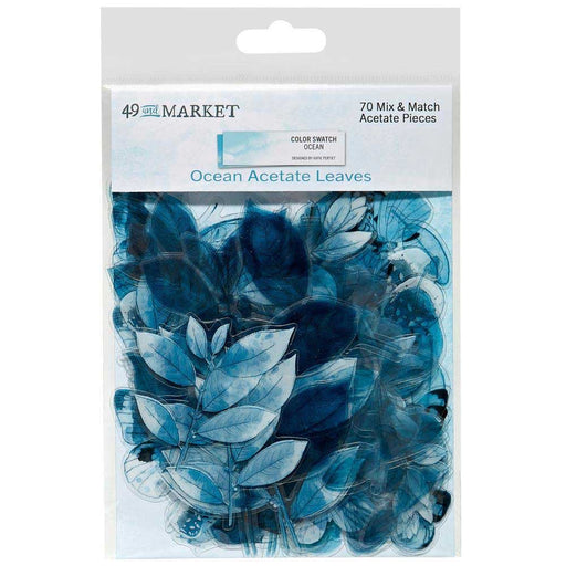 49 AND MARKET COLOR SWATCH OCEAN ACETATE LEAVES - CSO-41299