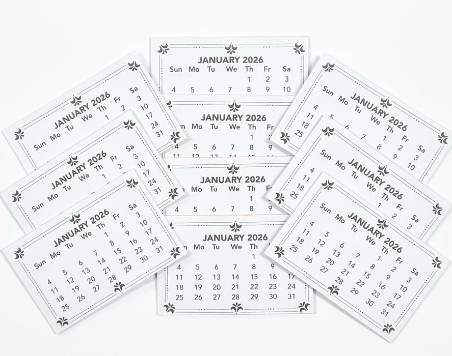 COUTURE CREATIONS CALENDER TABS 2026 - CO729454