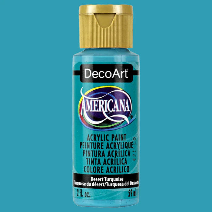 DECOART AMERICANA ACRYLIC PAINT 2OZ -DESERT TURQUOISE - DA044