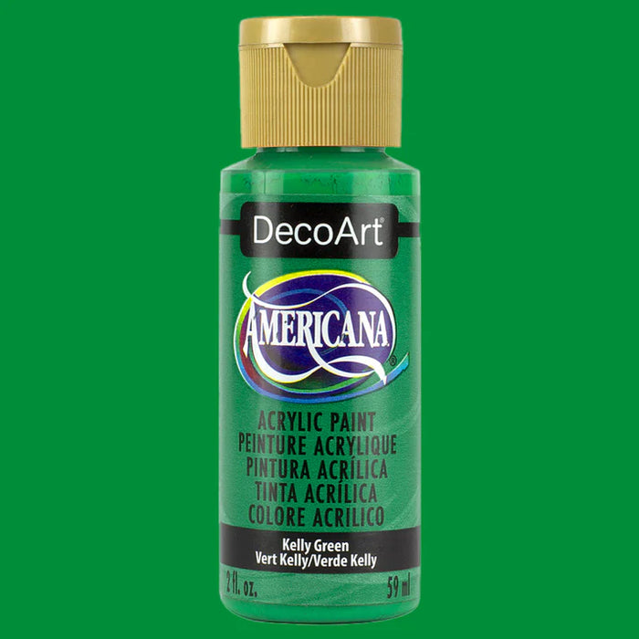 DECOART AMERICANA ACRYLIC PAINT KELLY GREEN - DA055