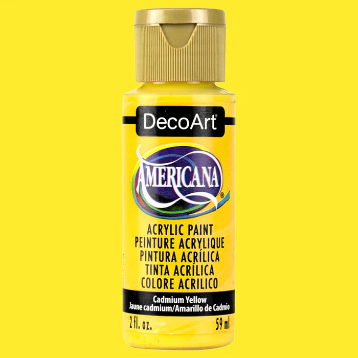 DECOART AMERICANA ACRYLIC PAINT-DA CADMIUM YELLOWL-DA010
