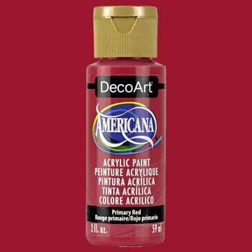 DECOART AMERICANA ACRYLIC PAINT PRIMARY RED- DA199