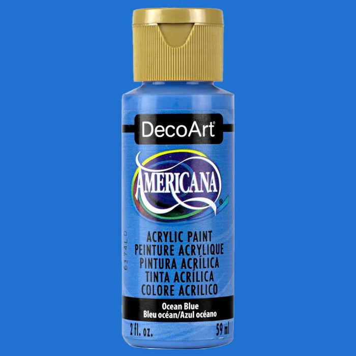 DECOART AMERICANA ACRYLIC PAINT OCEAN BLUE- DA270