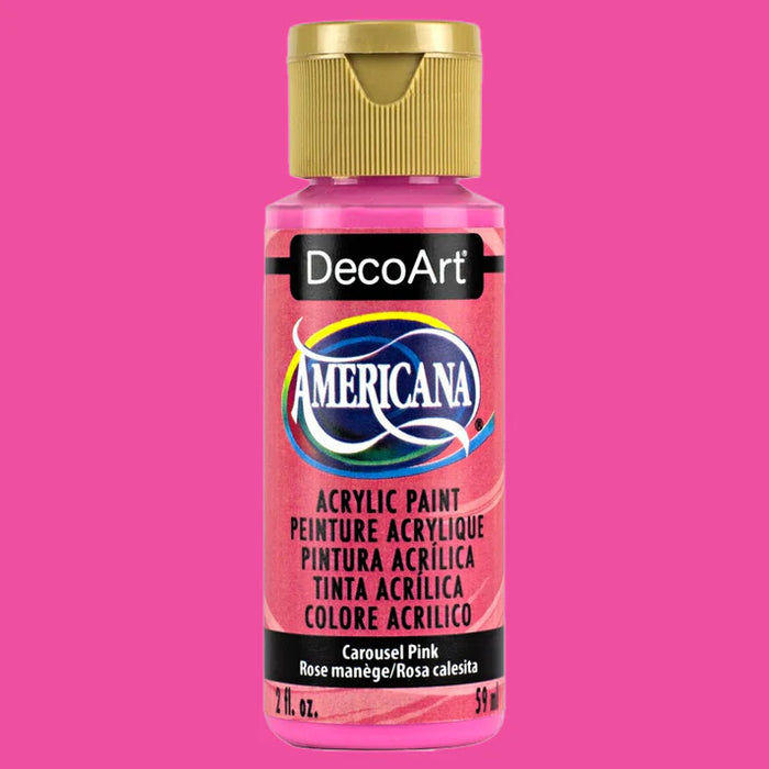 DECOART AMERICANA ACRYLIC PAINT CAROUSEL PINK - DA274