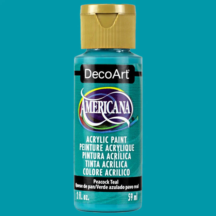 DECOART AMERICANA ACRYLIC PAINT PEACOCK 2 OZ -DA326