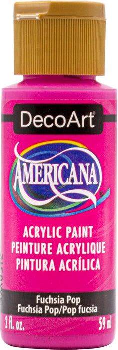 DECOART AMERICANA ACRYLIC PAINT FUCHSIA POP- DA417