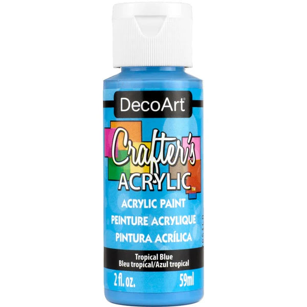 CRAFTER'S ACRYLIC TROPICAL BLUE - DCA102
